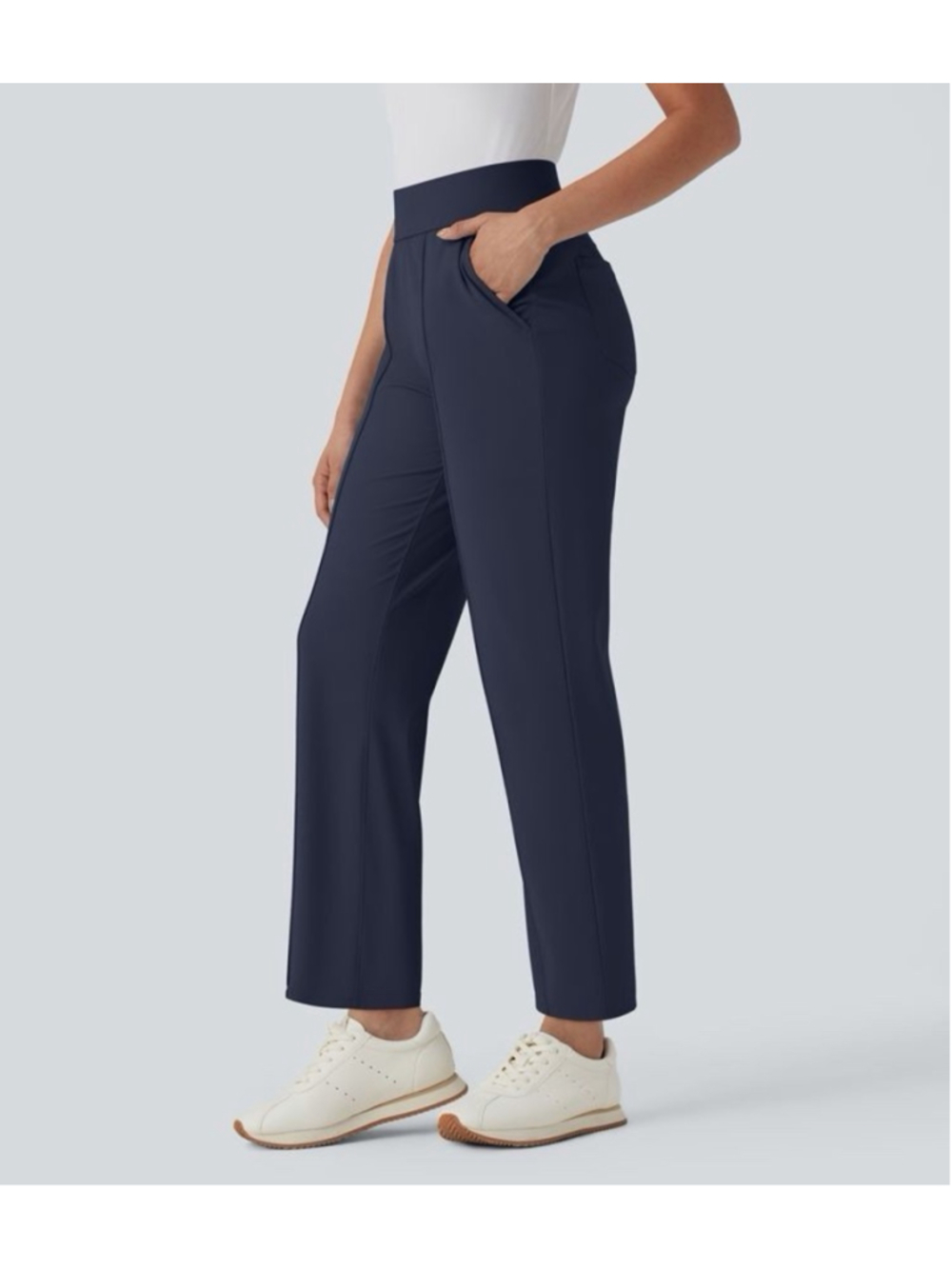 Halara Quick Dry Golf Pants Parisian Night XL Regular UPF40+ NWT